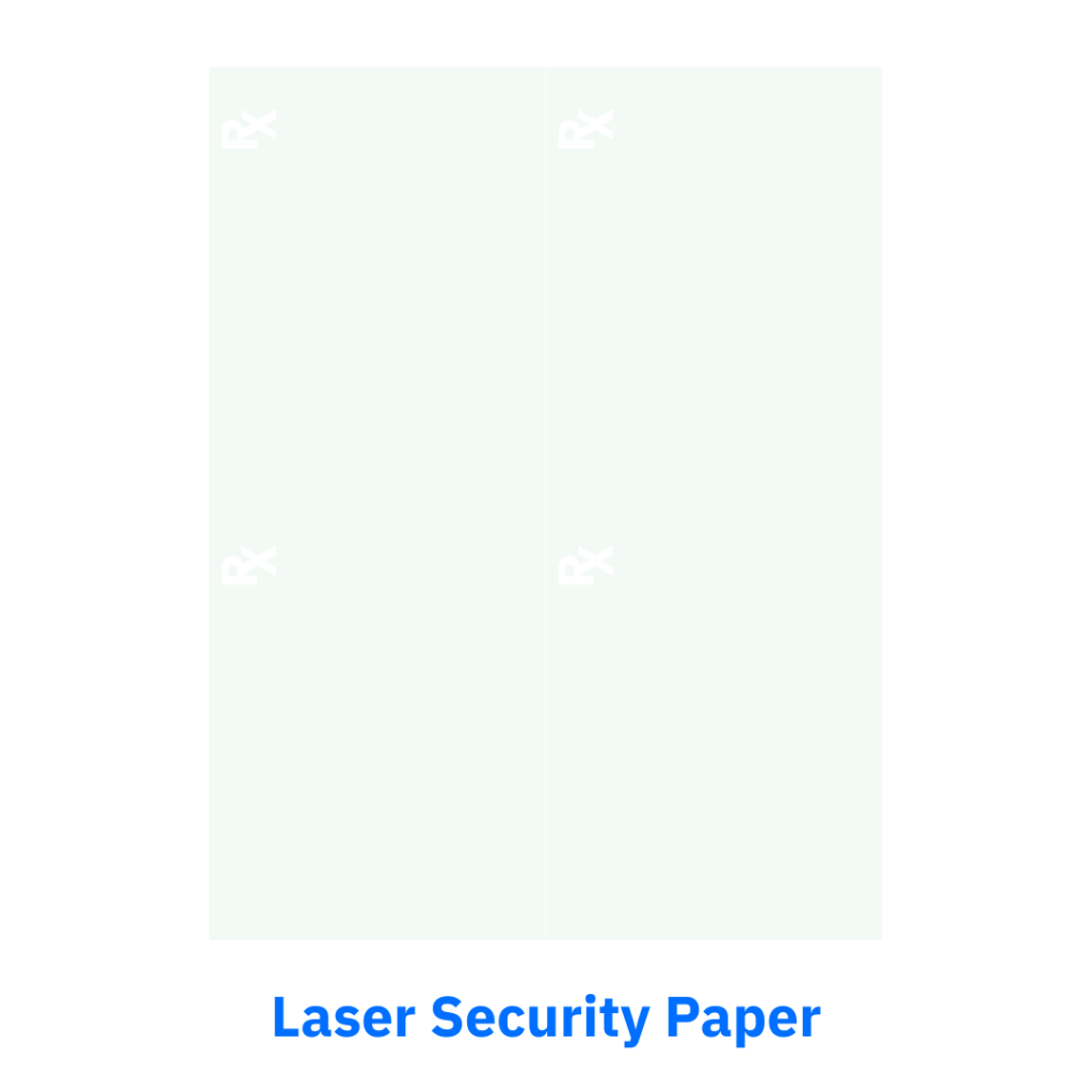 Secure EMR Laser Prescription Paper - RxForms